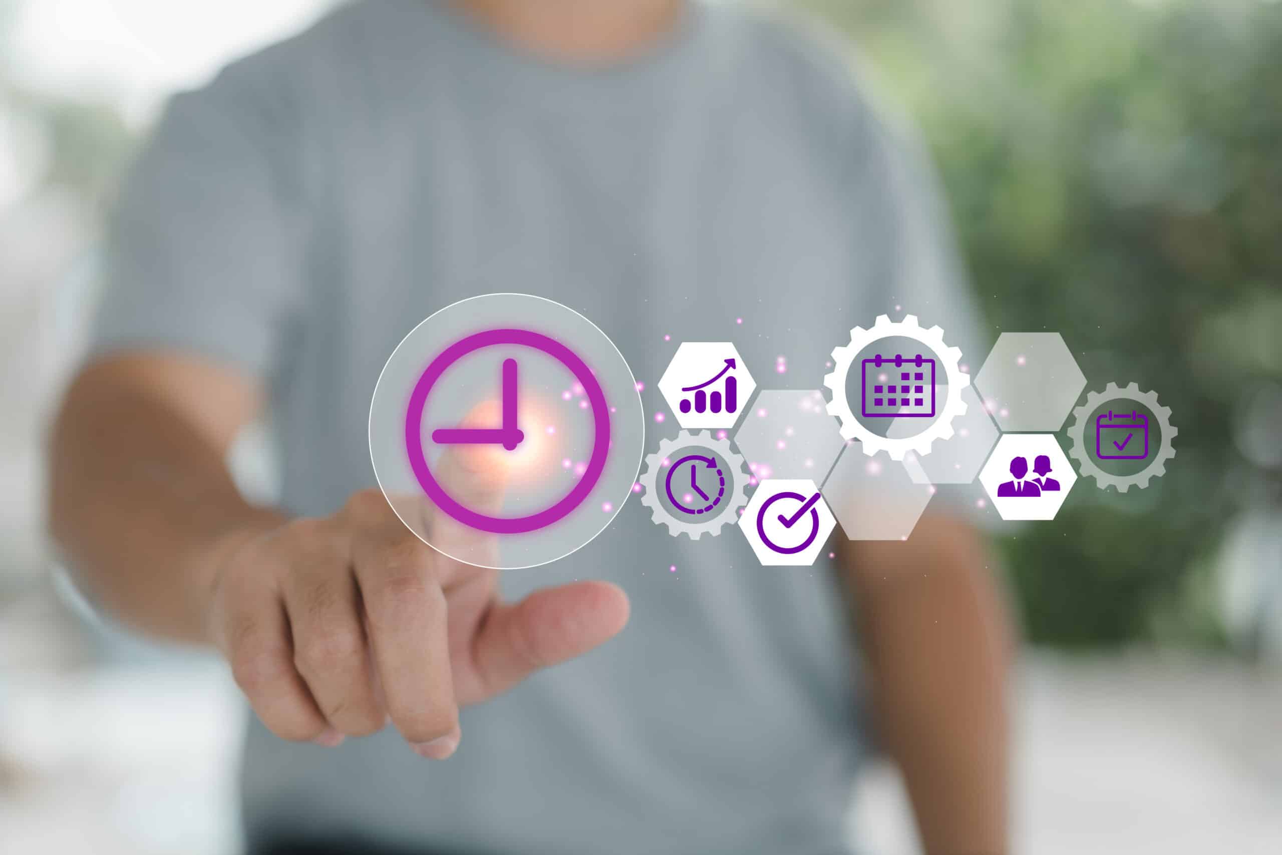 Internet concept for business, project management, and efficienc